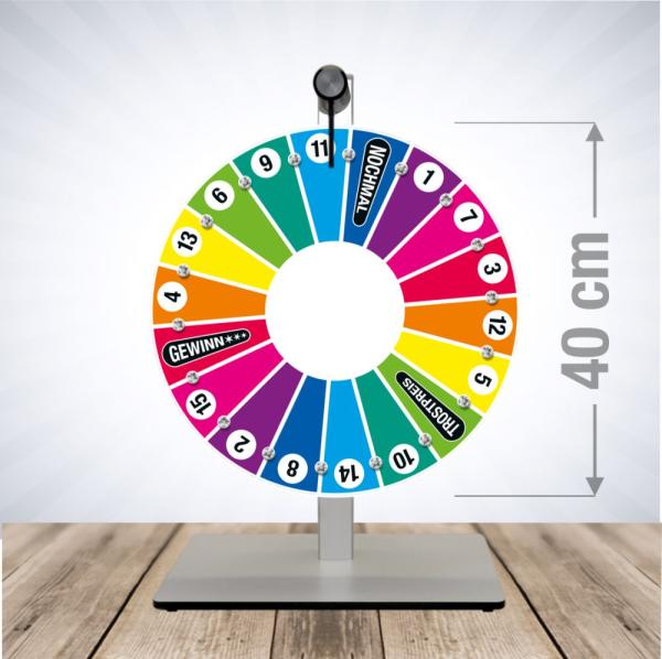 Glücksrad Tischmodell Pocket Color 18